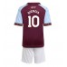 Aston Villa Emiliano Buendia #10 Hjemmedraktsett Barn 2025-26 Korte ermer (+ Korte bukser)